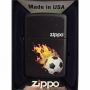Zapalniczka benzynowa Zippo Logo Football Black Matte - 4